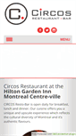 Mobile Screenshot of circosrestaurant.com