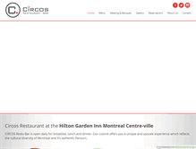 Tablet Screenshot of circosrestaurant.com